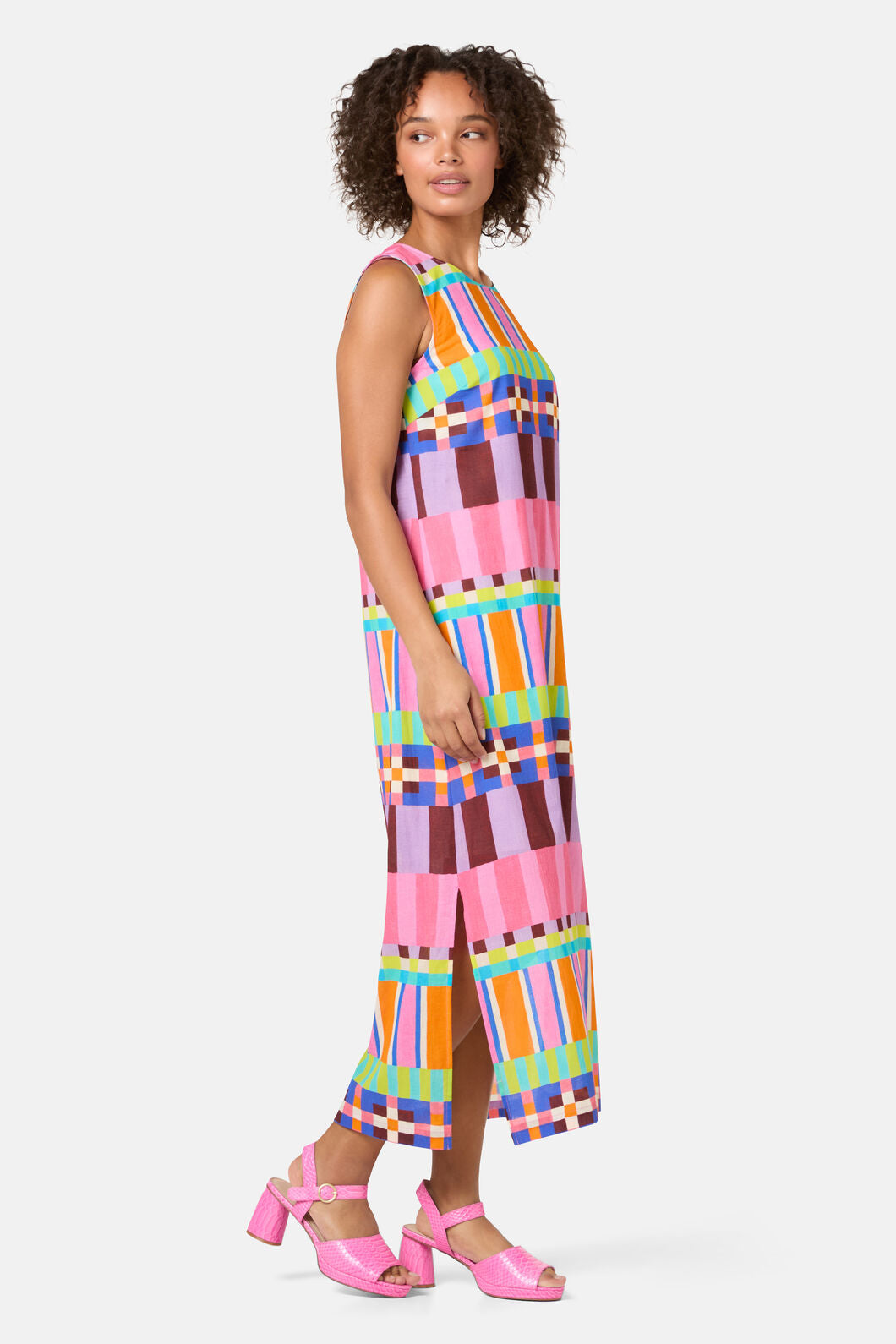 Gorman NZ - Holiday Stripe Long Dress - print