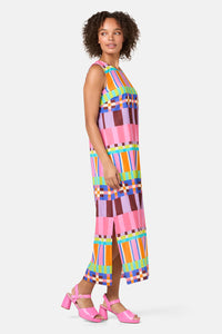 Gorman NZ - Holiday Stripe Long Dress - print