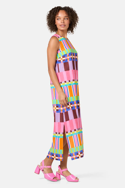 Gorman NZ - Holiday Stripe Long Dress - print