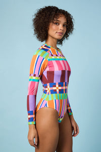 Gorman NZ - Holiday Stripe Surfsuit - print