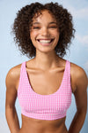 Gorman NZ - Gingham Bikini Top - pink