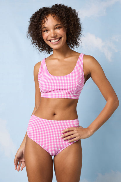 Gorman NZ - Gingham Bikini Bottom - pink