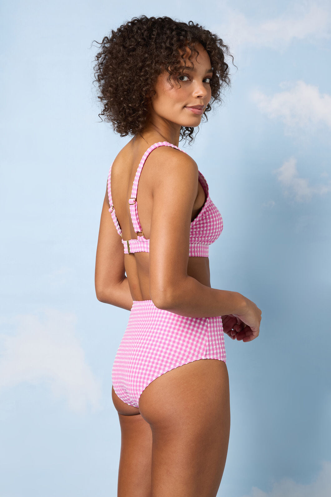 Gorman NZ - Gingham Bikini Bottom - pink