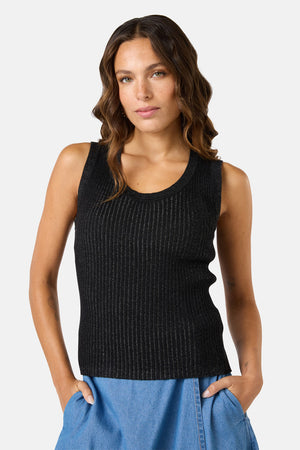 Gorman NZ - Allegra Cotton Knit Tank - black