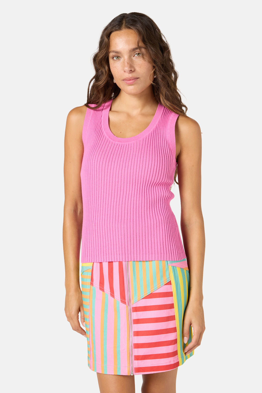 Gorman NZ - Allegra Cotton Knit Tank - light-pink