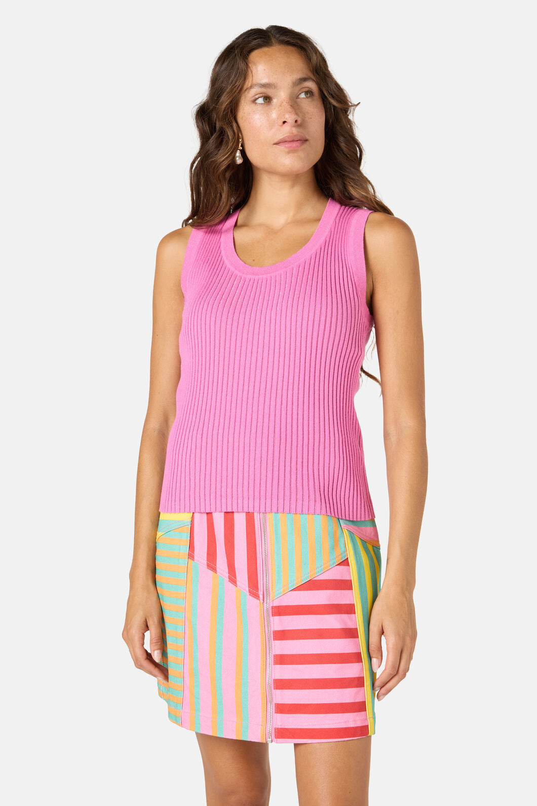 Gorman NZ - Allegra Cotton Knit Tank - light-pink