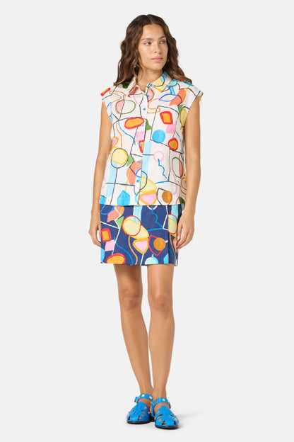 Gorman NZ - Line And Dandy Print Shirt - print