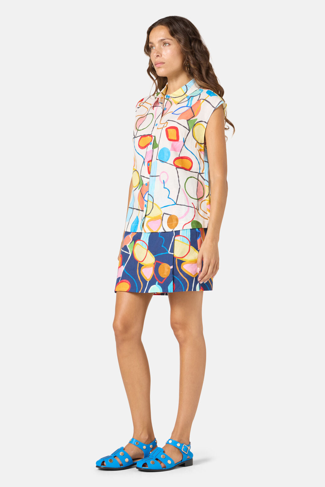 Gorman NZ - Line And Dandy Print Shirt - print