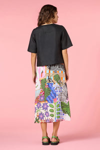 Gorman NZ - Tie And True Linen Top - black