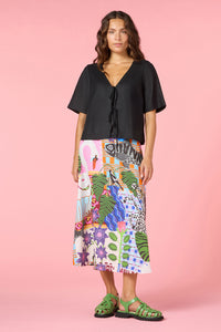 Tie And True Linen Top