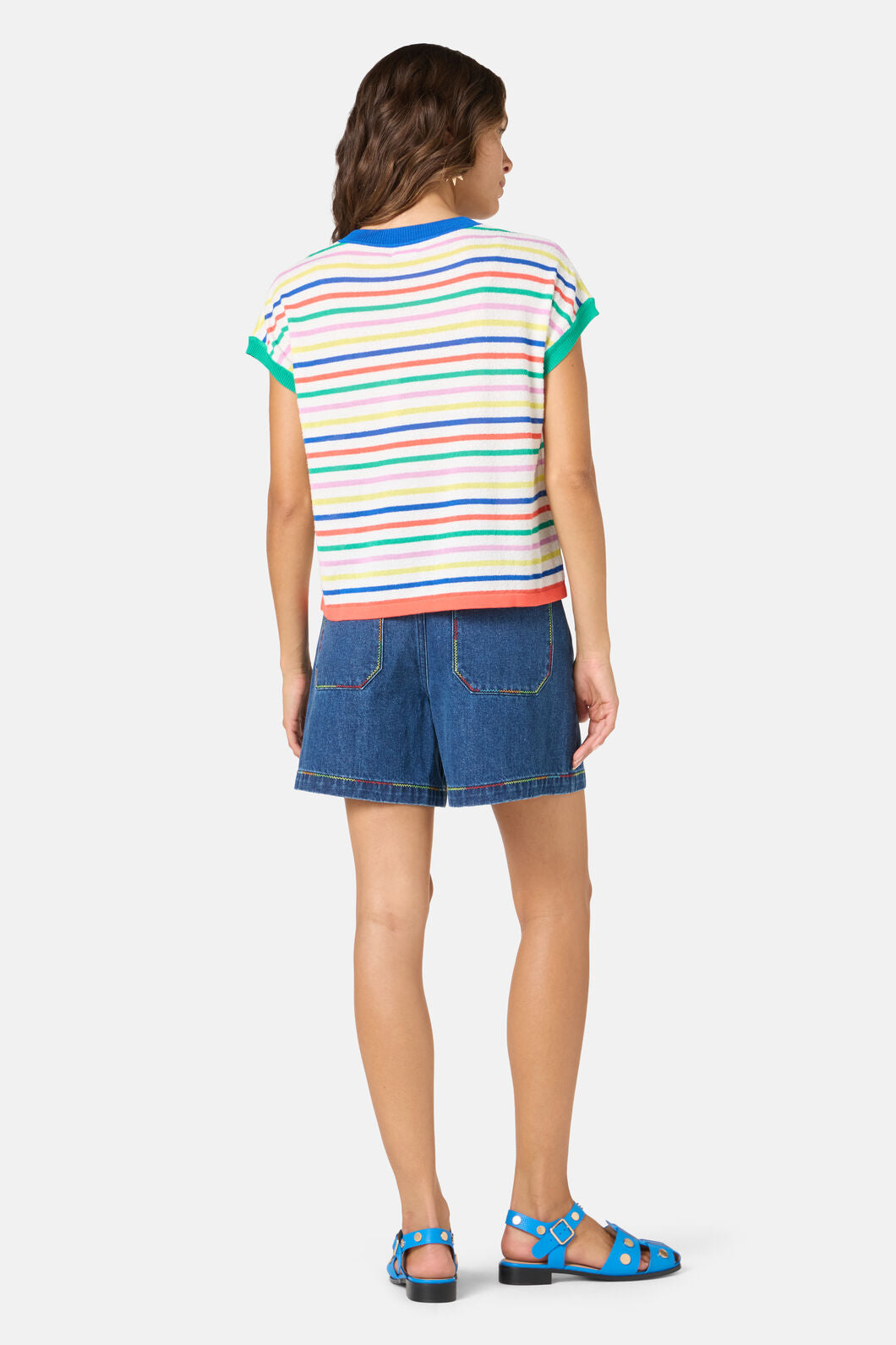 Gorman NZ - Line And Dandy Stripe Top - grey-stripe