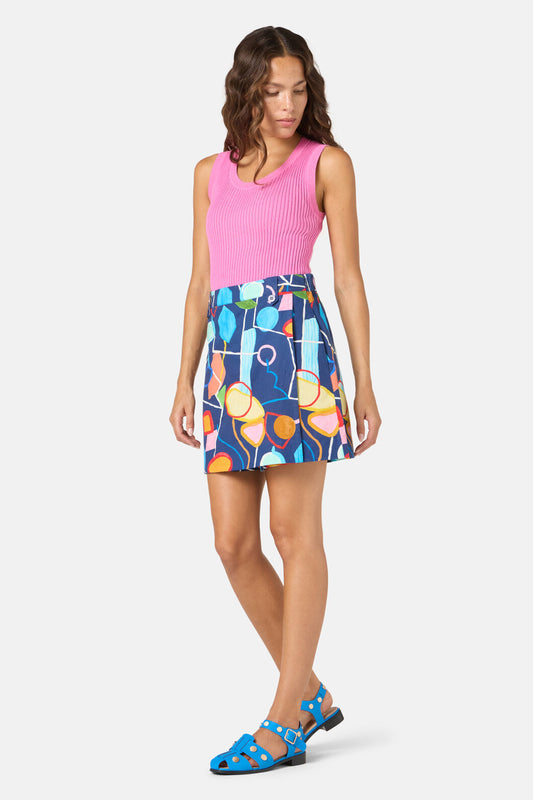 Gorman NZ - Line And Dandy Mini Skort - print