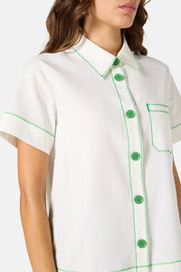 Gorman NZ - Twist And Stitch Shirt - white