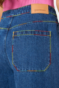 Gorman NZ - Twist And Stitch Denim Shorts - denim