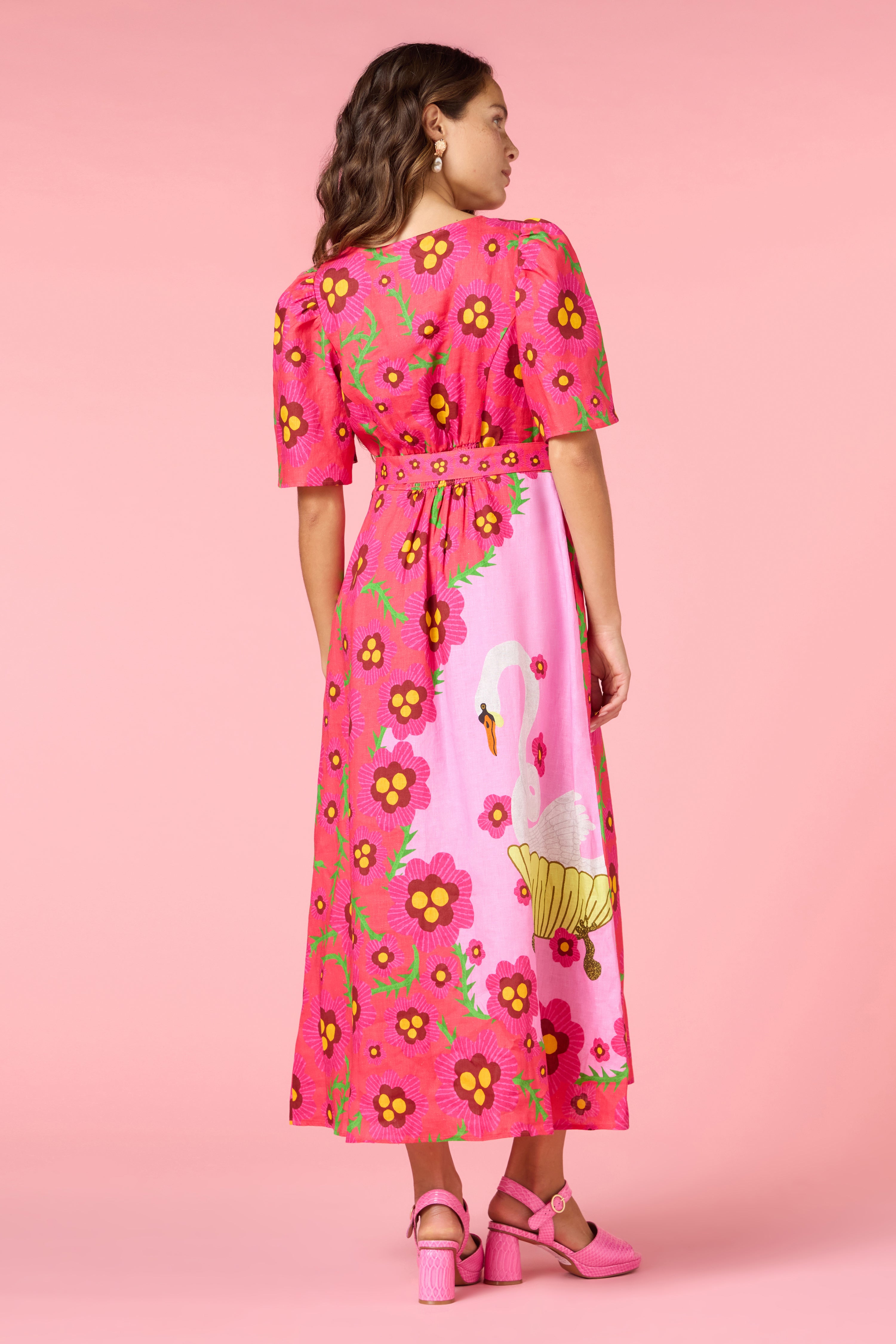 Eros Linen Summer Maxi Dress