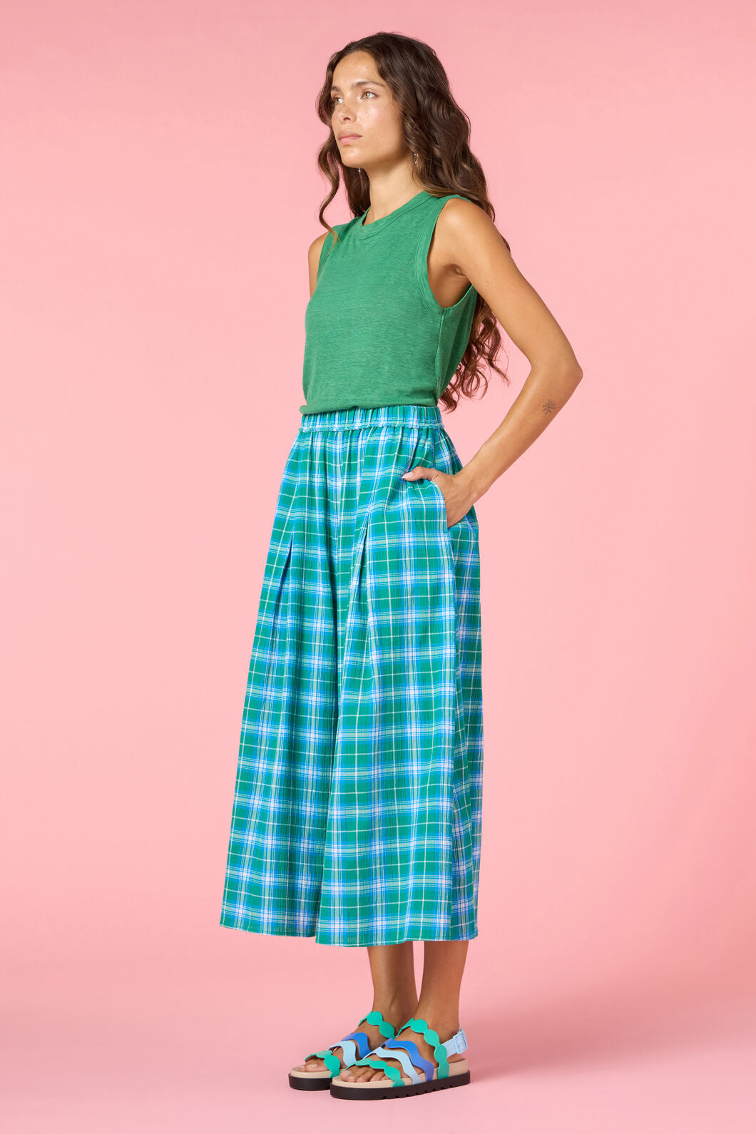 Gorman NZ - Plaid Play Check Skort - check