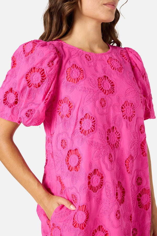 Gorman NZ - Peek A Bloom Shift Dress - pink