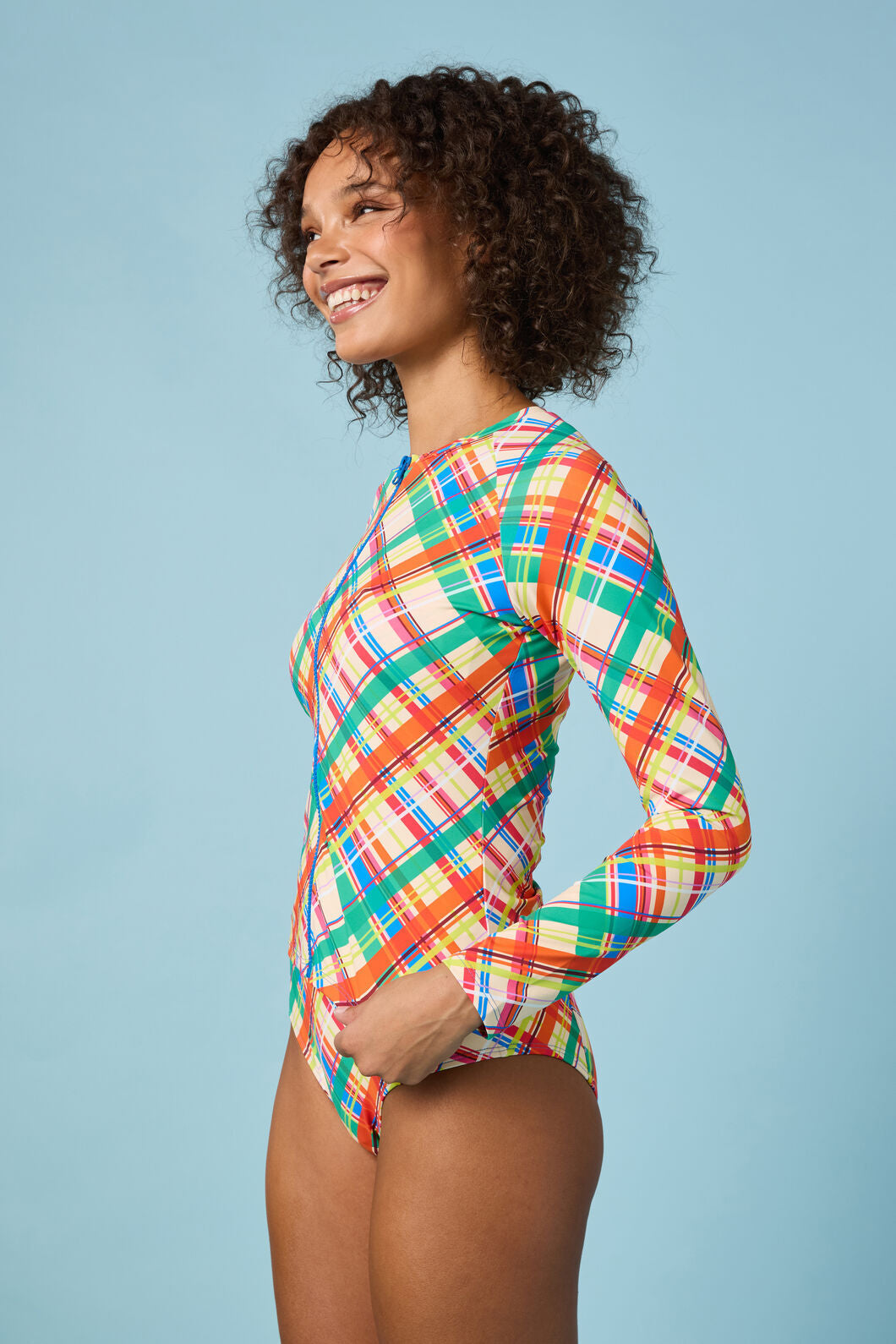 Gorman NZ - Geo Pop Check Rashie - print