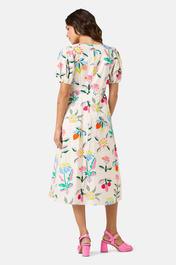 Gorman NZ - Stencil Garden Midi Dress - print