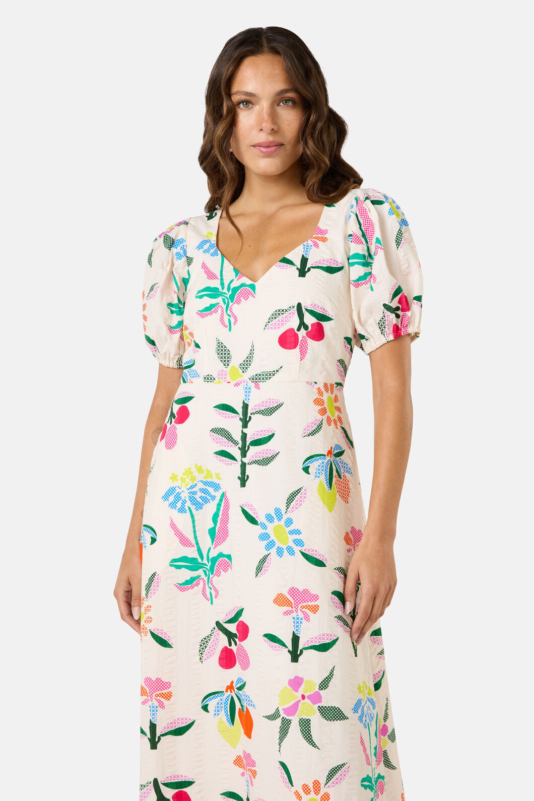 Gorman NZ - Stencil Garden Midi Dress - print