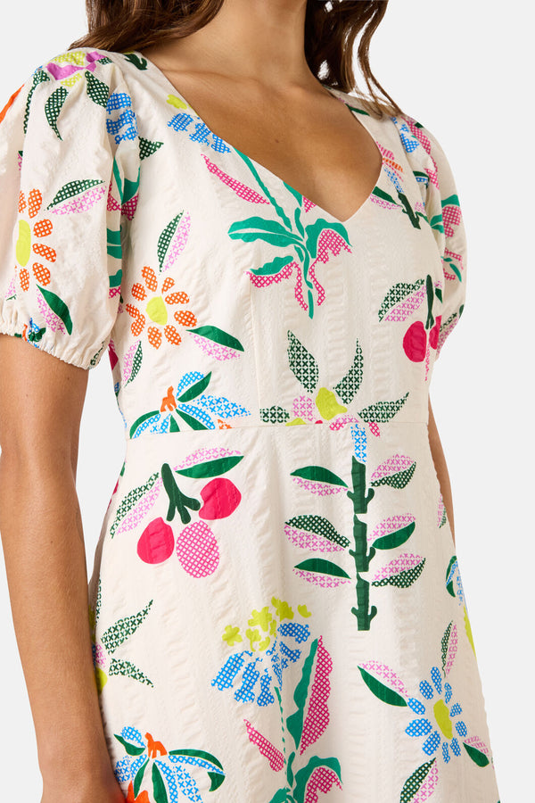 Gorman NZ - Stencil Garden Midi Dress - print