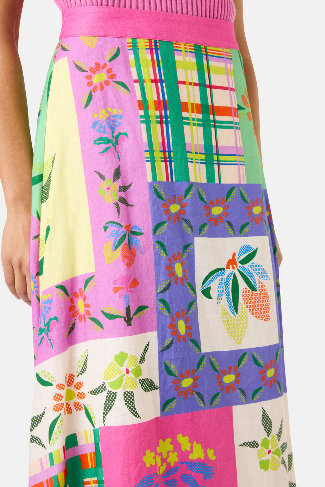 Gorman NZ - Stencil Garden Print Skirt - print
