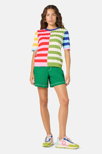 Gorman NZ - Stripe Pop Knit Top - multi