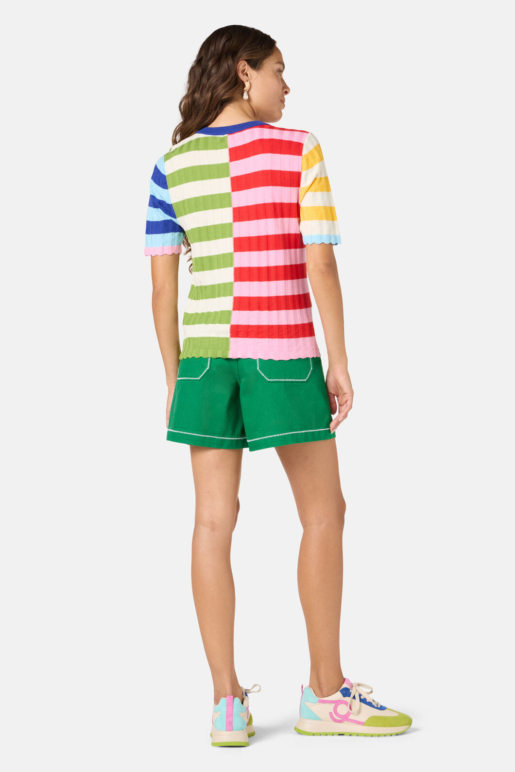 Gorman NZ - Stripe Pop Knit Top - multi