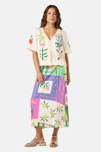 Gorman NZ - Stencil Garden Print Shirt - print