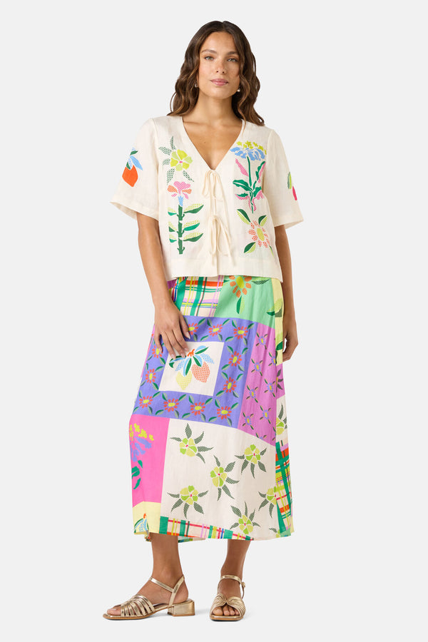 Gorman NZ - Stencil Garden Print Shirt - print