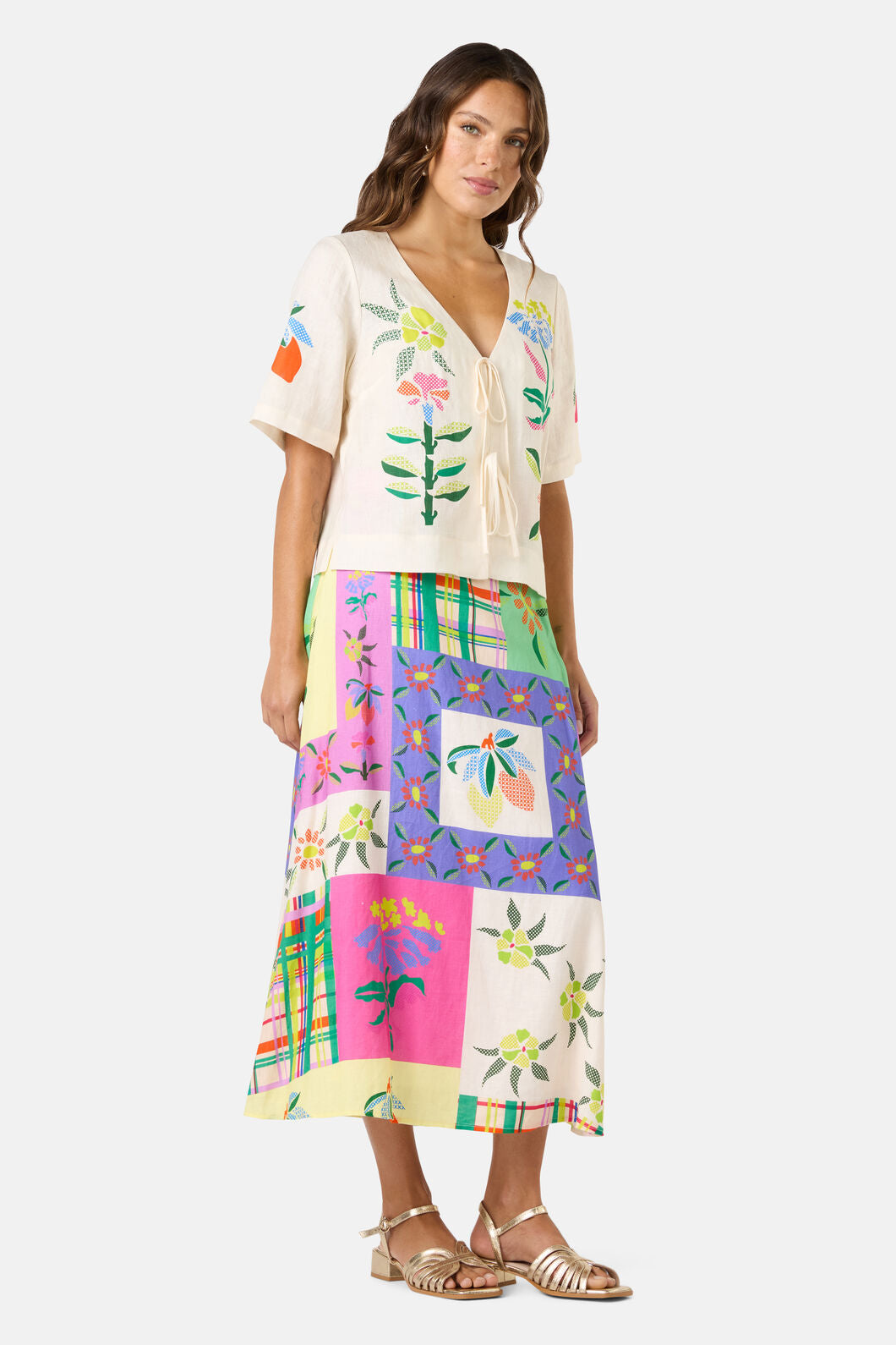 Gorman NZ - Stencil Garden Print Shirt - print