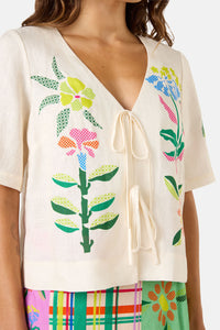 Gorman NZ - Stencil Garden Print Shirt - print