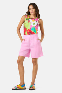 Gorman NZ - Peyton Linen Short - pink