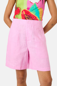 Gorman NZ - Peyton Linen Short - pink