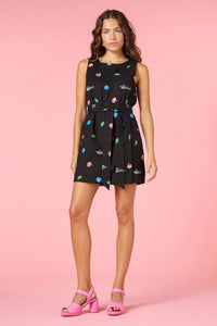 Gorman NZ - Gone Fishing Print Playsuit - black