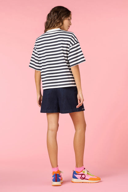 Gorman NZ - Gone Fishing Print Relaxed Tee - stripe