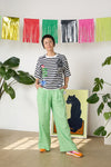 Gorman NZ - Olivia Tailored Linen Pant - apple
