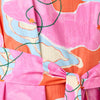 Fleur Rosa Print Midi Dress