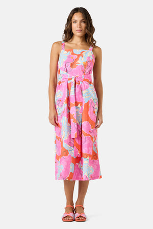 Gorman NZ - Fleur Rosa Print Midi Dress - print