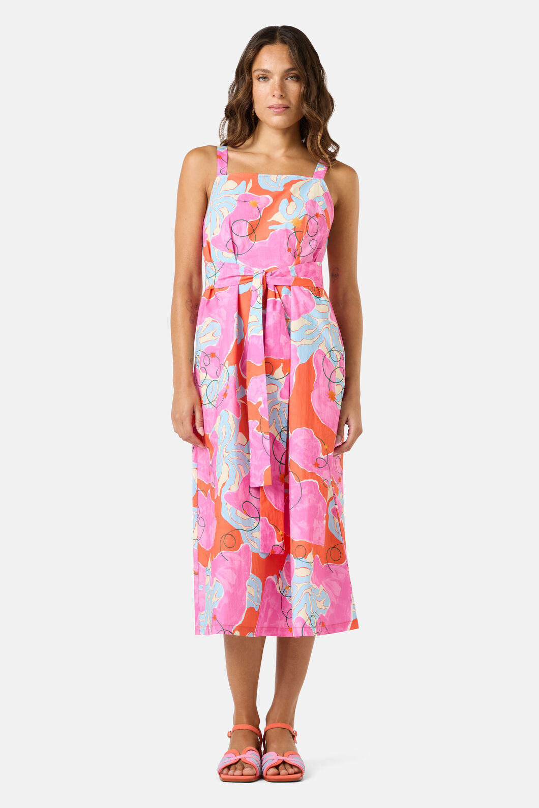 Gorman NZ - Fleur Rosa Print Midi Dress - print