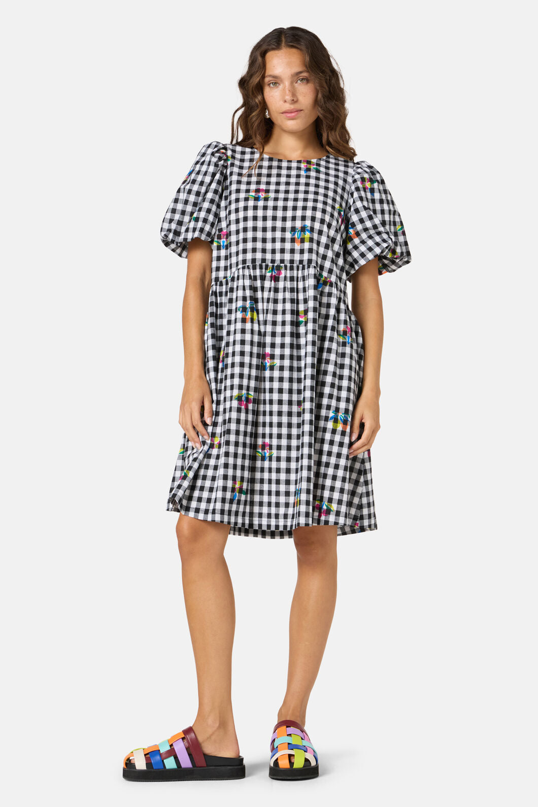 Gorman NZ - Fleur Check Smock Dress - print