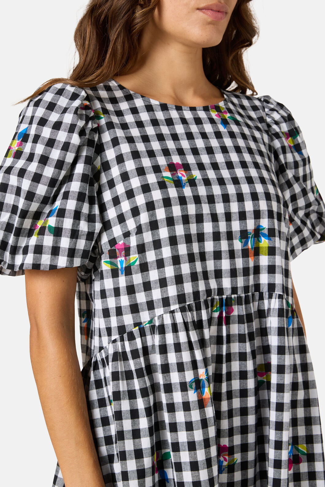 Gorman NZ - Fleur Check Smock Dress - print