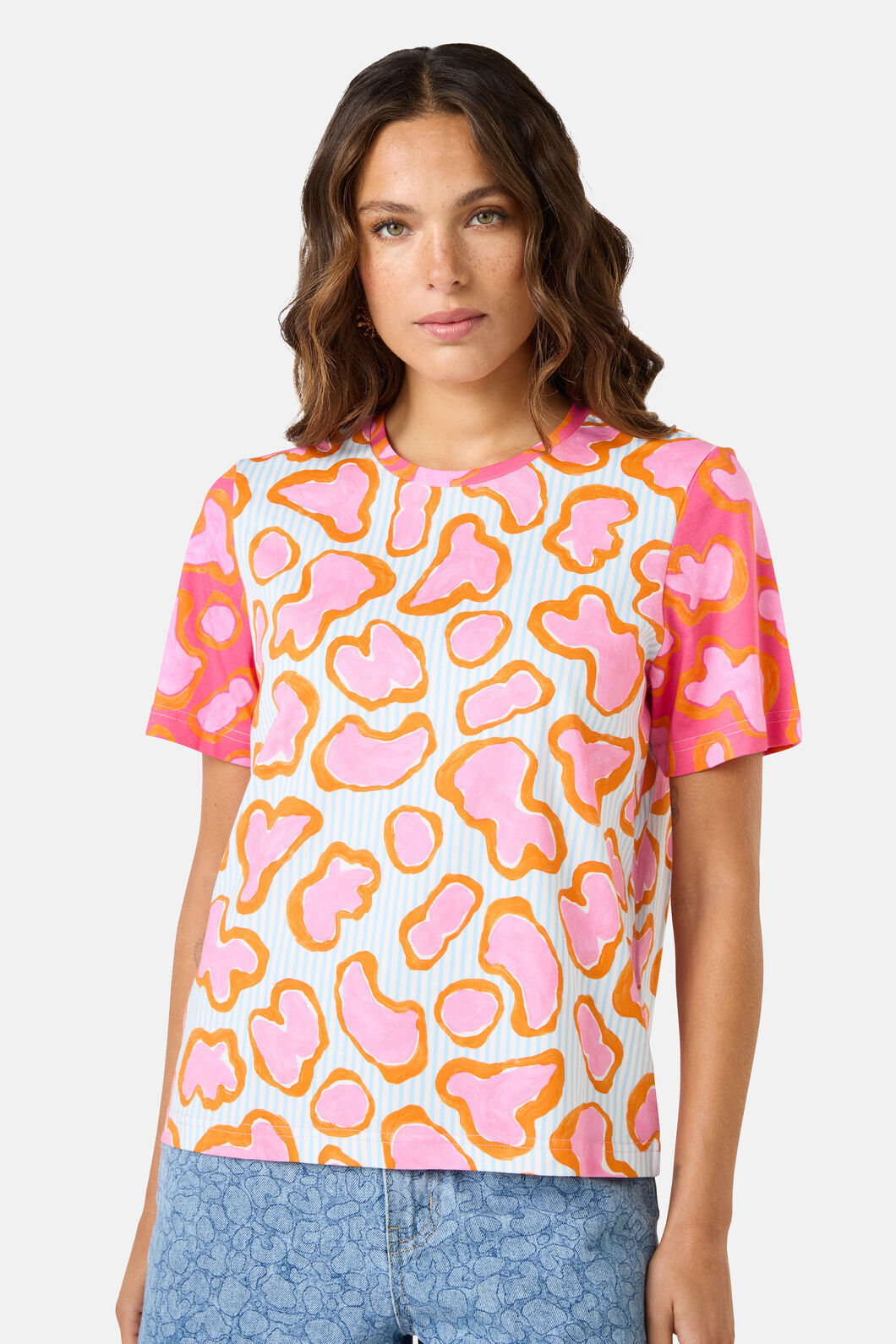 Gorman NZ - Fleur Rosa Print Classic Tee - print