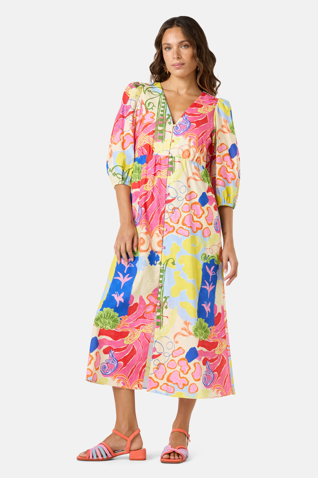 Gorman NZ - Fleur Tango Print Long Dress - print