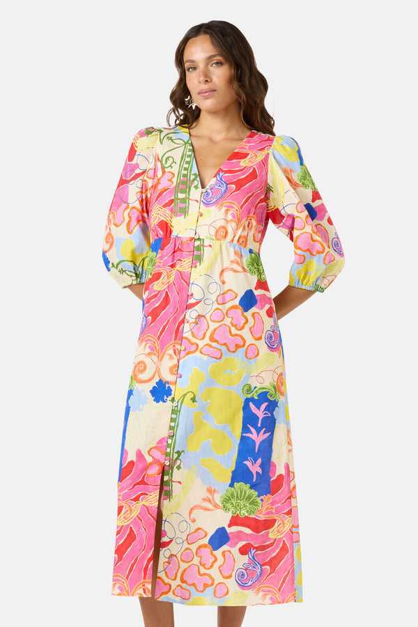 Gorman NZ - Fleur Tango Print Long Dress - print