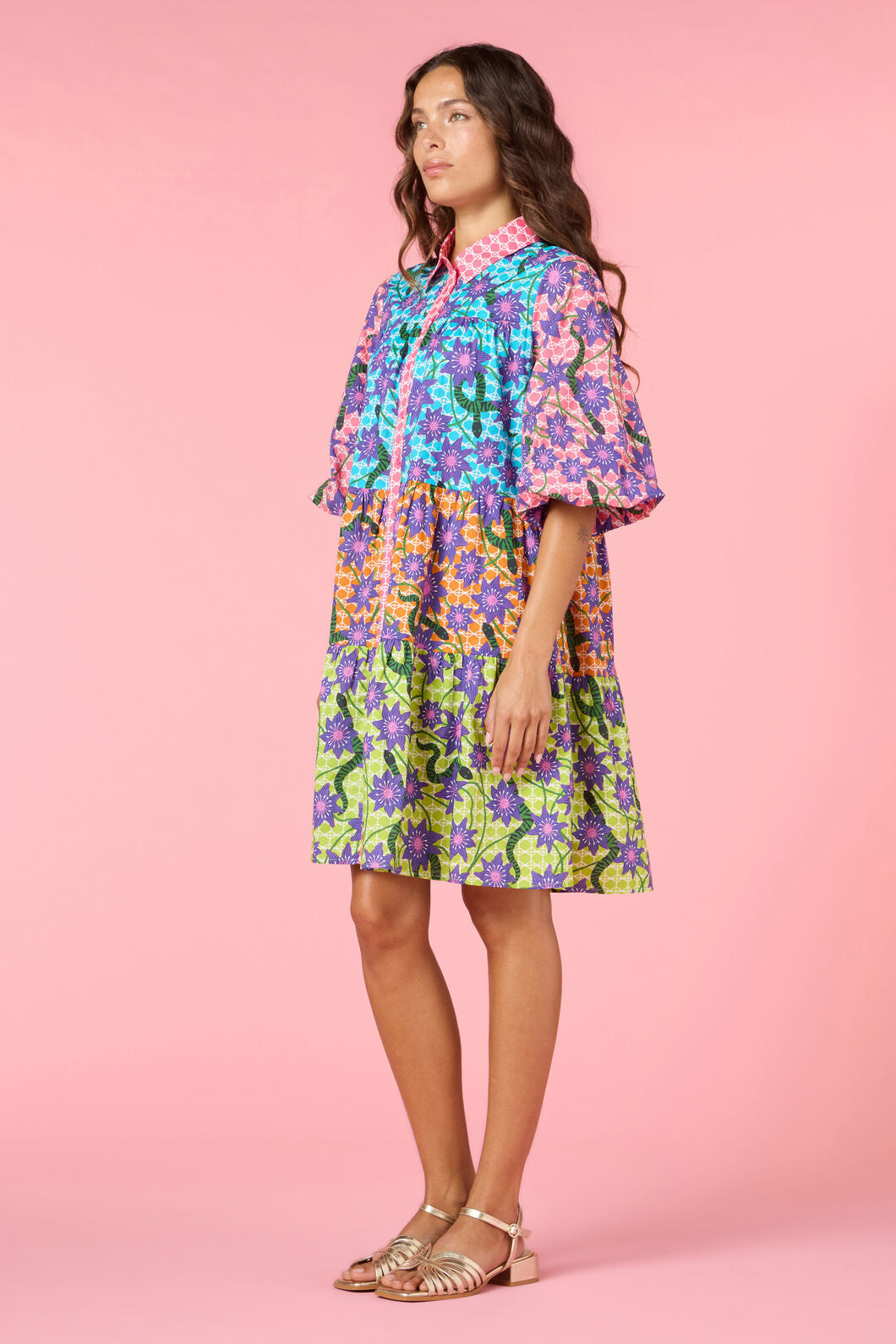 Gorman NZ - Serpent's Bloom Shirt Dress - print