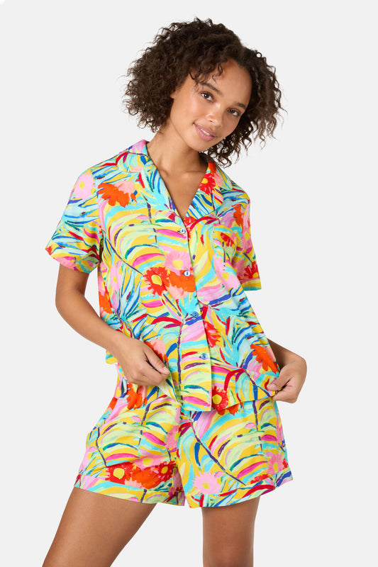 Gorman NZ - Festive PJ Shorts Set - print