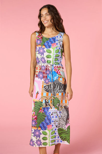 Gorman NZ - All Things Linen Slip Dress - print