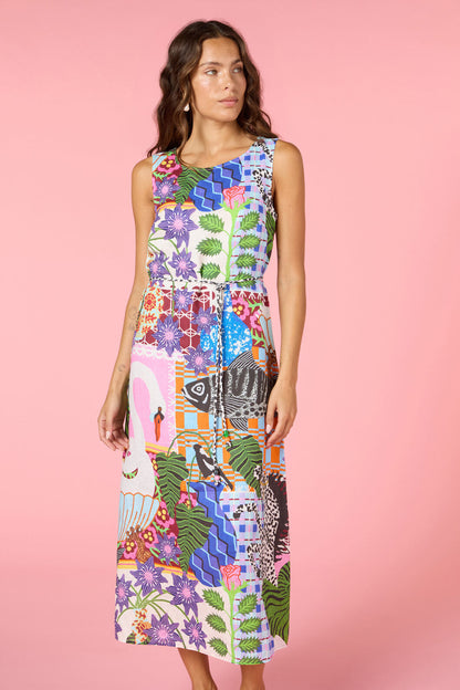 Gorman NZ - All Things Linen Slip Dress - print