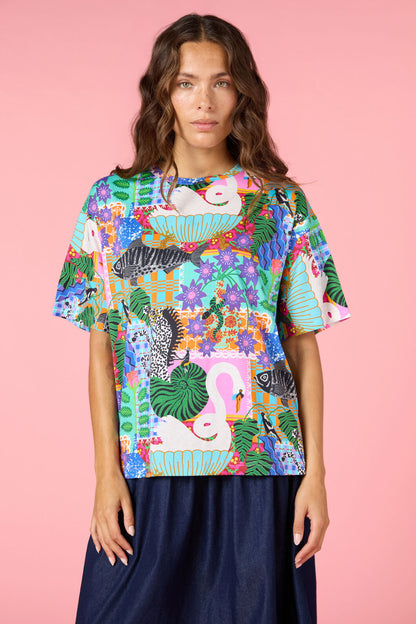 Gorman NZ - All Things Print Oversize Tee - print